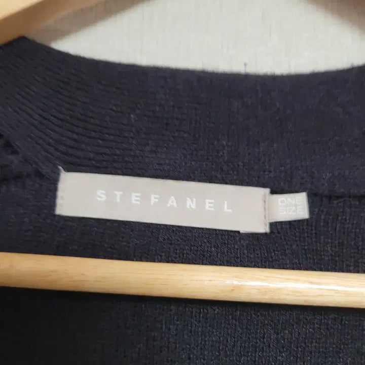 [BUNJANG] Stefanel Black Open Long Cardigan / 스테판넬.블랙 오픈형 롱 가디건 포켓 디자인.free