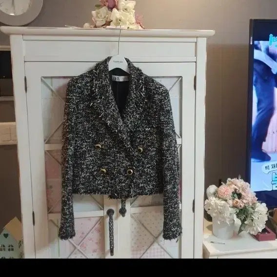 [BUNJANG] ZARA Tweed Jacket / 자라 트위드자켓/55-정66