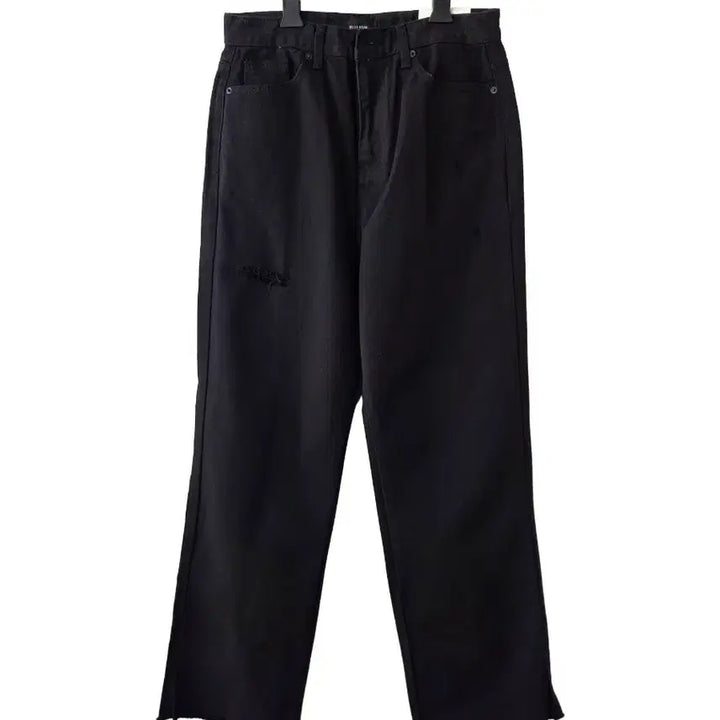 [BUNJANG] Black Semi-Wide Cotton Pants / 29)블랙 쎄미와이드 면팬츠/새제품