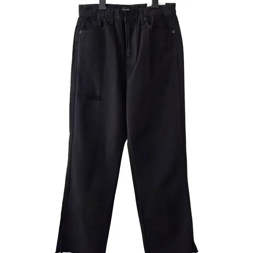 [BUNJANG] Black Semi-Wide Cotton Pants / 29)블랙 쎄미와이드 면팬츠/새제품