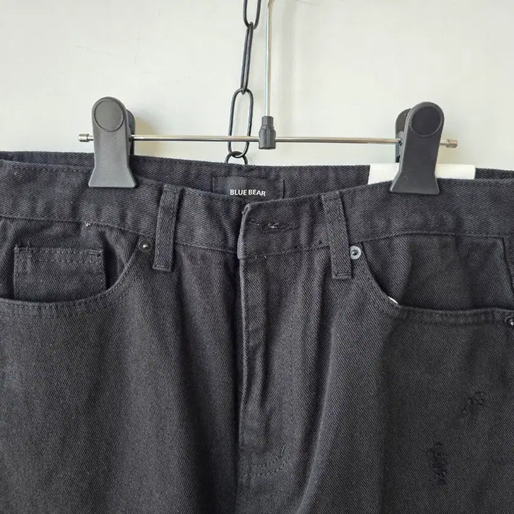 [BUNJANG] Black Semi-Wide Cotton Pants / 29)블랙 쎄미와이드 면팬츠/새제품