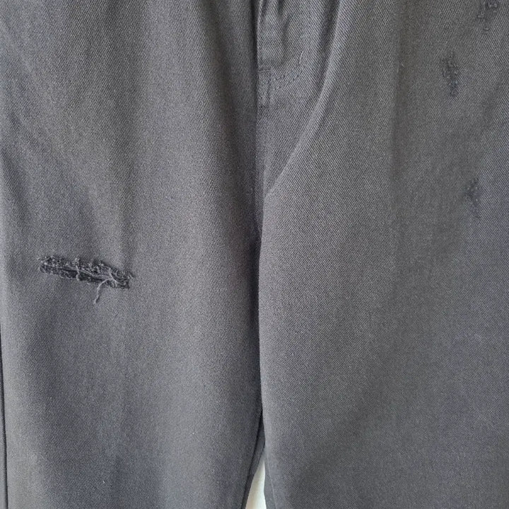 [BUNJANG] Black Semi-Wide Cotton Pants / 29)블랙 쎄미와이드 면팬츠/새제품