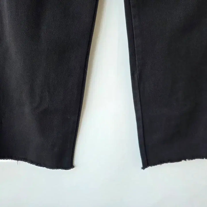 [BUNJANG] Black Semi-Wide Cotton Pants / 29)블랙 쎄미와이드 면팬츠/새제품