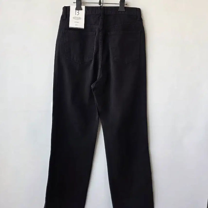 [BUNJANG] Black Semi-Wide Cotton Pants / 29)블랙 쎄미와이드 면팬츠/새제품