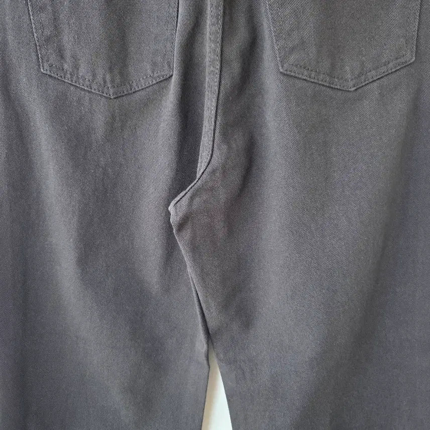 [BUNJANG] Black Semi-Wide Cotton Pants / 29)블랙 쎄미와이드 면팬츠/새제품