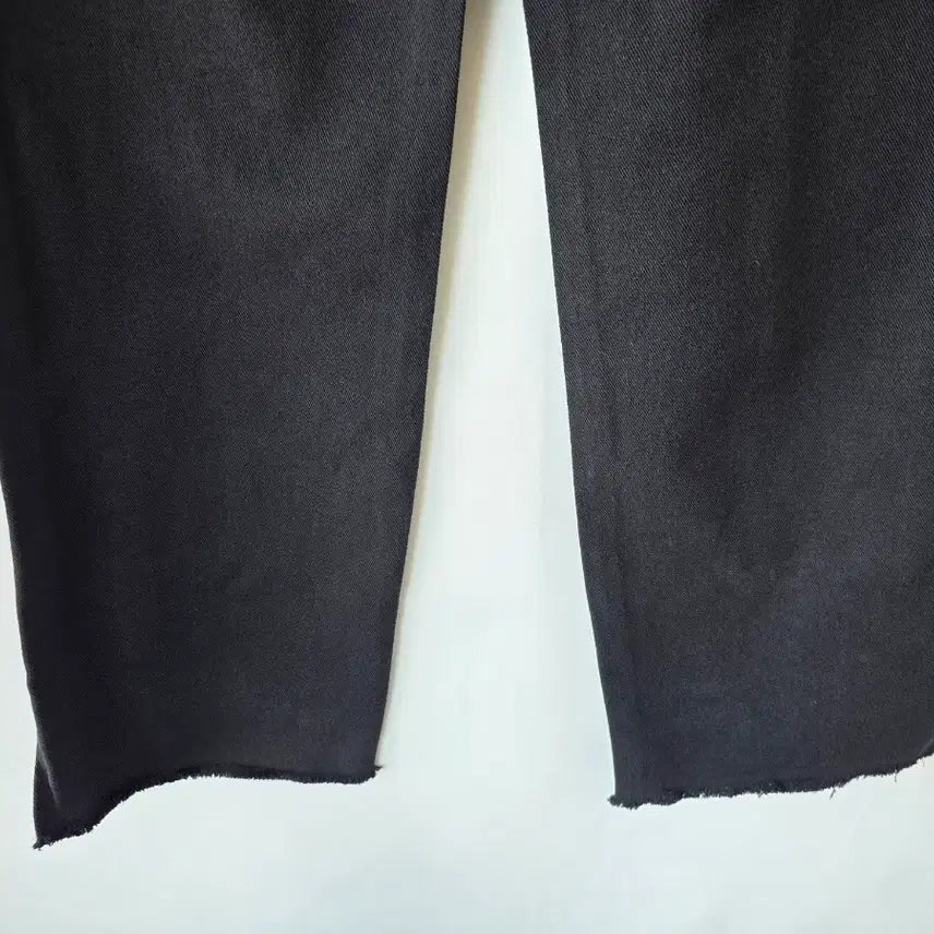 [BUNJANG] Black Semi-Wide Cotton Pants / 29)블랙 쎄미와이드 면팬츠/새제품