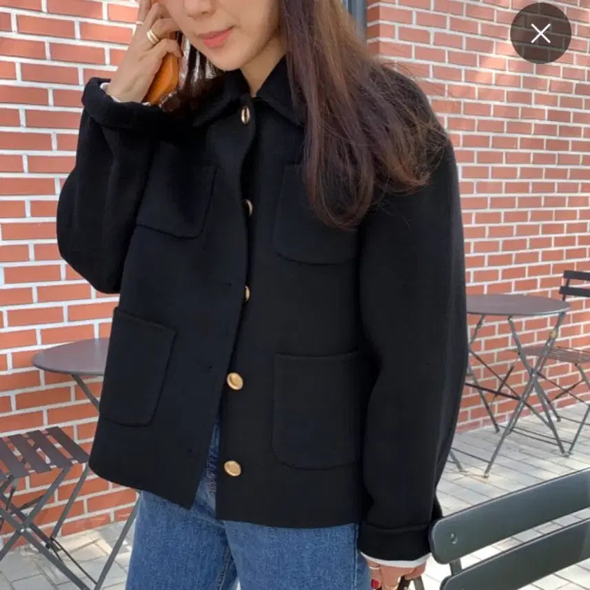 [BUNJANG] ZEMMAWORLD MMMM Martin Gold Button Wool Jacket / 젬마월드 MMMM 마틴 골드버튼 울자켓 프리사이즈 새상품