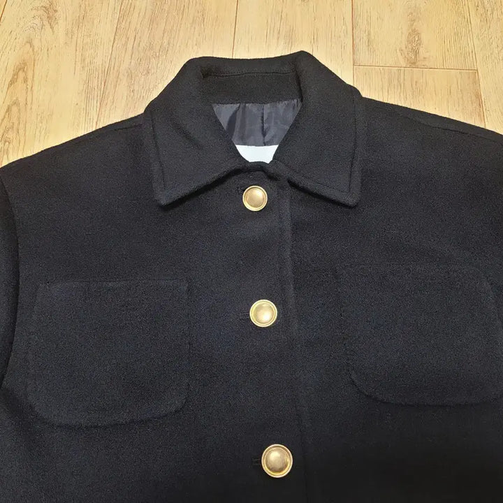 [BUNJANG] ZEMMAWORLD MMMM Martin Gold Button Wool Jacket / 젬마월드 MMMM 마틴 골드버튼 울자켓 프리사이즈 새상품