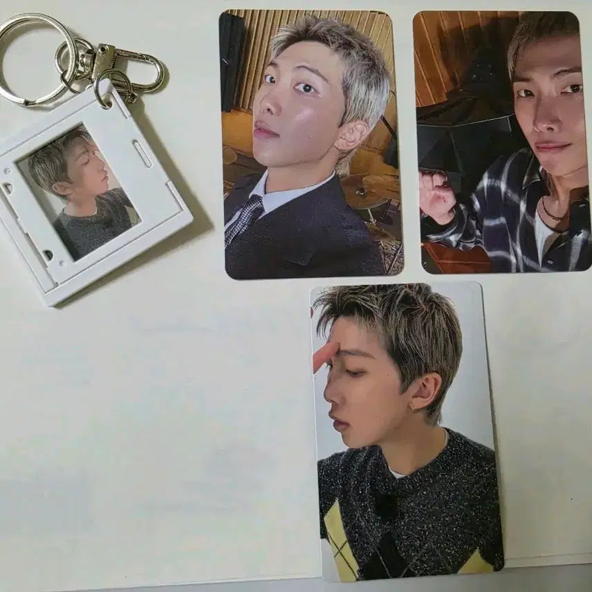 [BUNJANG] BTS RM Photocard + Keyring Bundle Set / 방탄 남준 rm 포카+키링(일괄)