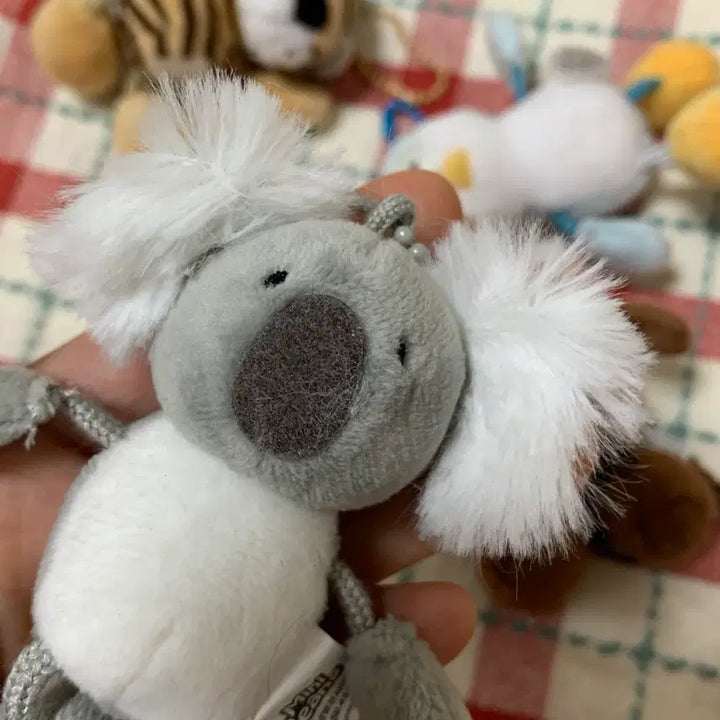 [BUNJANG] Mini Beans Miniature Animal Keychain Set / 미니빈즈 초미니 동물인형 키링 세트