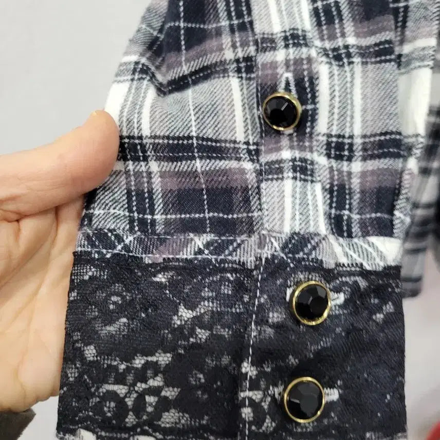 [BUNJANG] PENDORA Check Frill Point Dress / PENDORA 체크 프릴 포인트 원피스