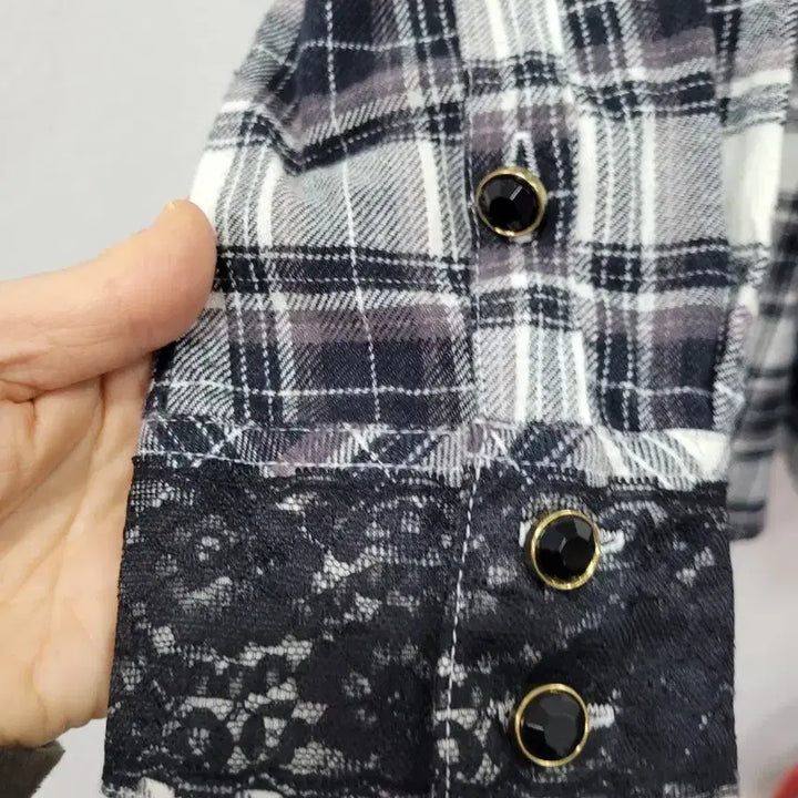 [BUNJANG] PENDORA Check Frill Point Dress / PENDORA 체크 프릴 포인트 원피스