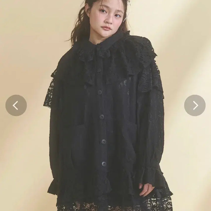 [SOLD OUT] 메리제니 레이스 케이프 자켓 아우터 스나계 걸리 양산형 지뢰계 빈티지