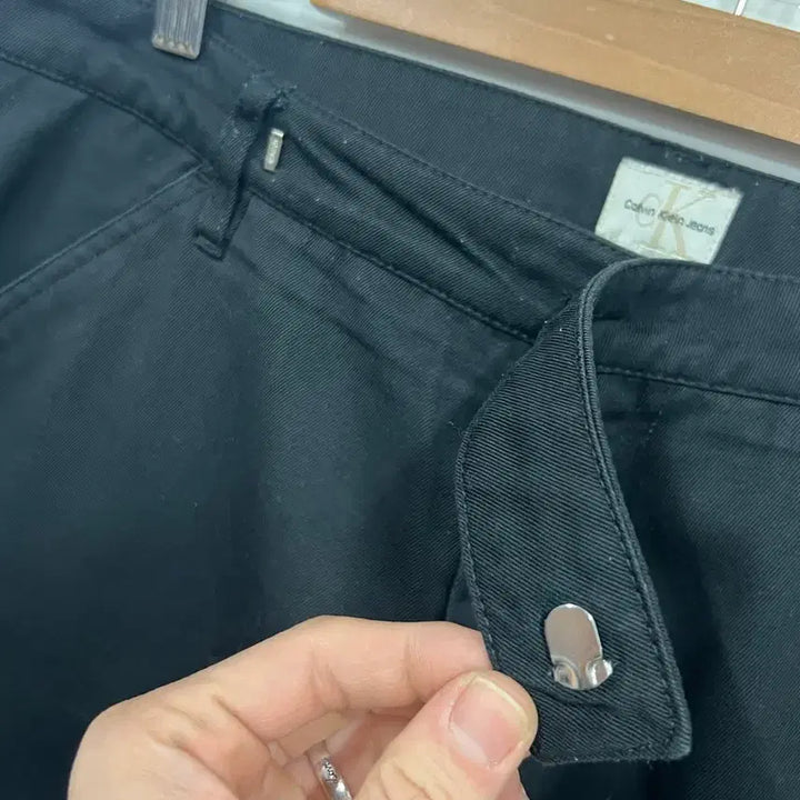 [BUNJANG] Calvin Klein Black Denim Cotton Pants / [34] 캘빈클라인 흑청 코튼 팬츠 면 바지
