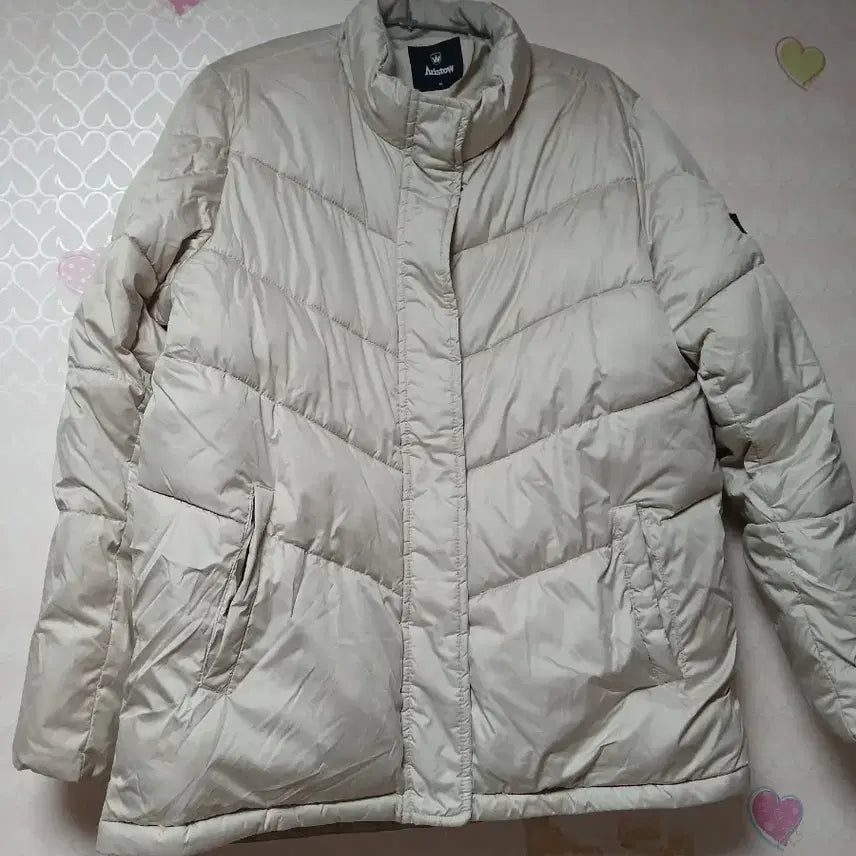 [BUNJANG] Aatistow Ivory Padded Jumper / Aatistow 패딩 점퍼 아이보리