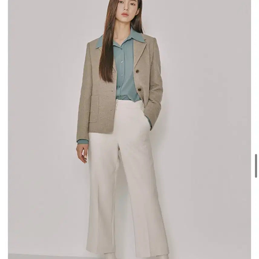 [BUNJANG] MIXXO Tailored Single Short Jacket L / 미쏘 테일러드 일자핏 싱글 숏자켓 L