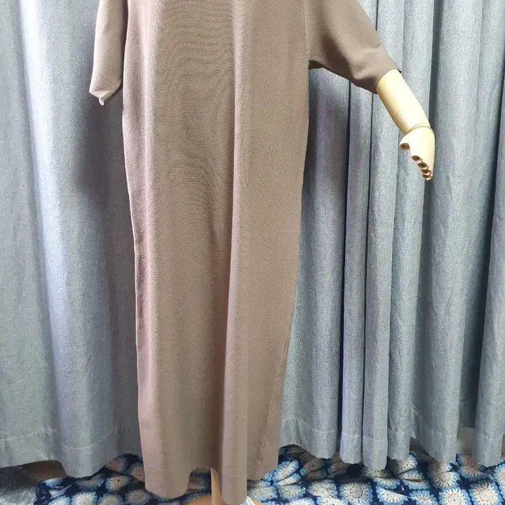[BUNJANG] Brown Maxi Knit Dress / 브라운 고급 맥시니트원피스