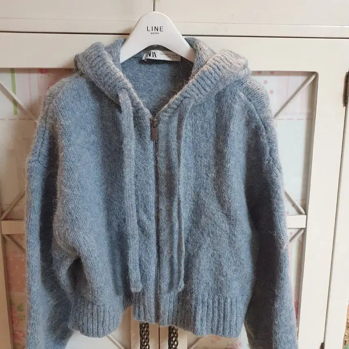 [BUNJANG] ZARA Knit Cardigan Sweater / 자라 니트 스웨터 가디건/66-77