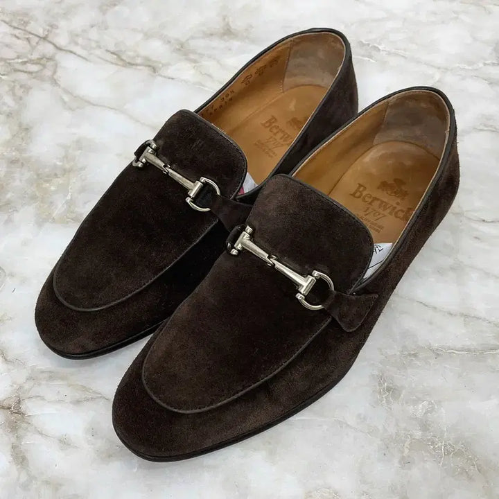 [BUNJANG] Berwick 5177 Brown Suede Men&