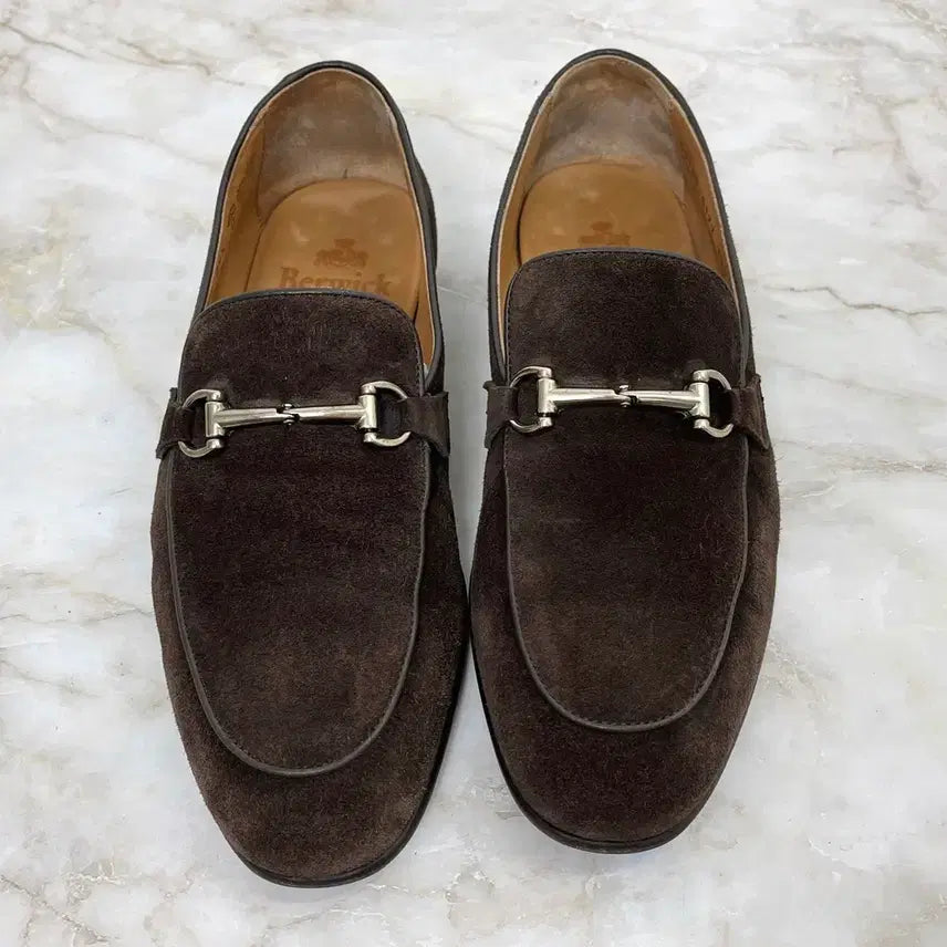 [BUNJANG] Berwick 5177 Brown Suede Men&