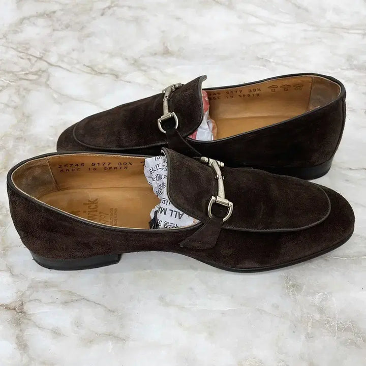 [BUNJANG] Berwick 5177 Brown Suede Men&