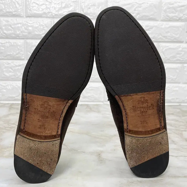 [BUNJANG] Berwick 5177 Brown Suede Men&