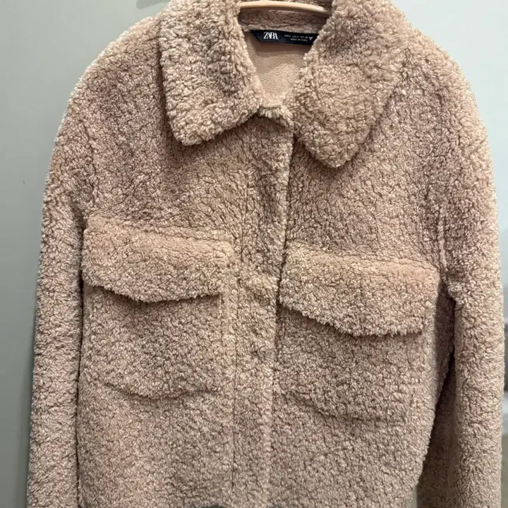 [BUNJANG] Zara Fleece Jacket S Size / 자라 뽀글이 털 자켓 S사이즈