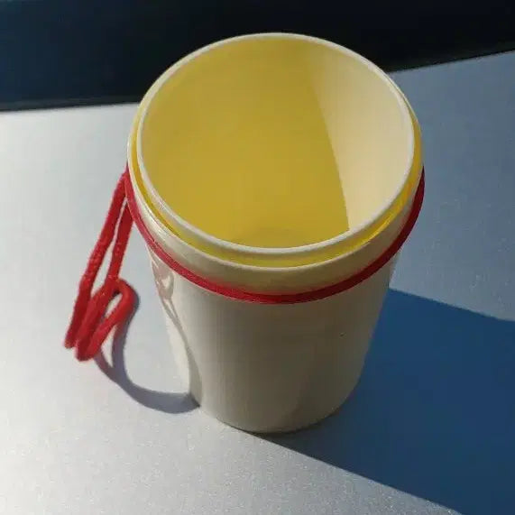[BUNJANG] Dong-A Life 1980s Water Bottle Cup Set / 빈티지 1980년대 동아생명 물통 컵 세트