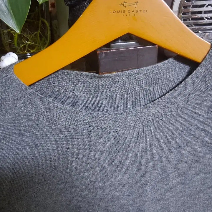 [BUNJANG] Gray Knit Long Dress (Size 100) / 회색 니트 롱 원피스 100
