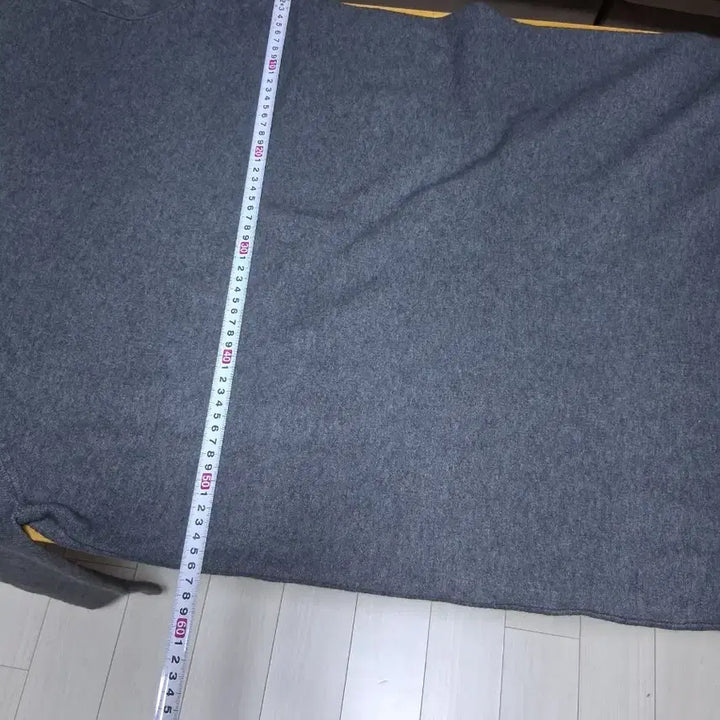 [BUNJANG] Gray Knit Long Dress (Size 100) / 회색 니트 롱 원피스 100