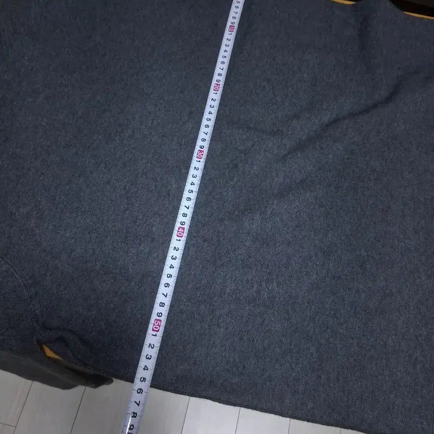 [BUNJANG] Gray Knit Long Dress (Size 100) / 회색 니트 롱 원피스 100
