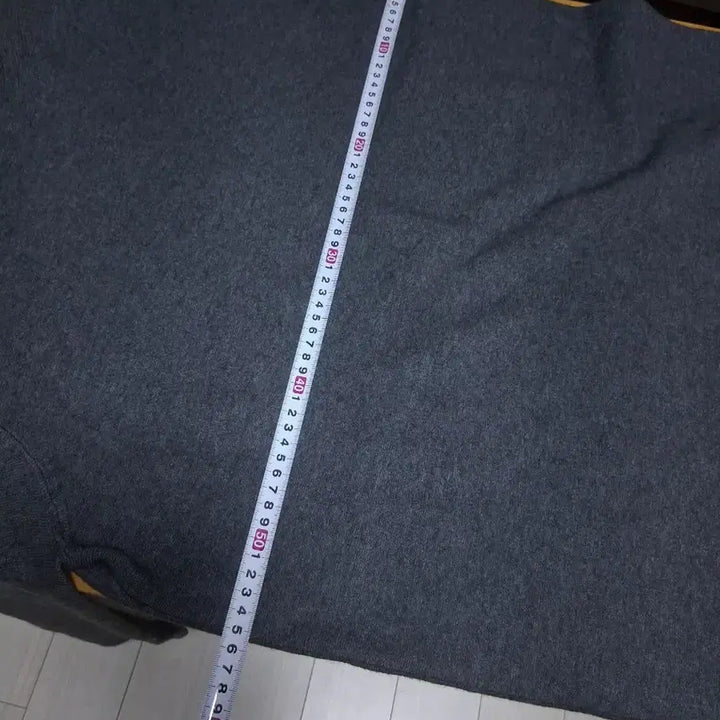 [BUNJANG] Gray Knit Long Dress (Size 100) / 회색 니트 롱 원피스 100