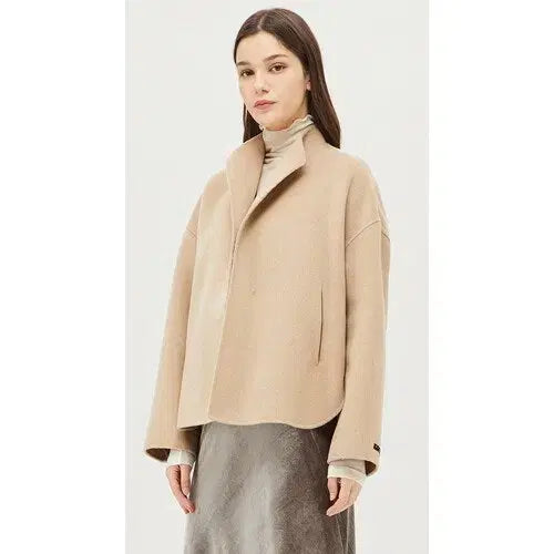 [BUNJANG] SISLEY Handmade Cashmere Coat / SISLEY 시슬리 핸드메이드 캐시미어 코트 90