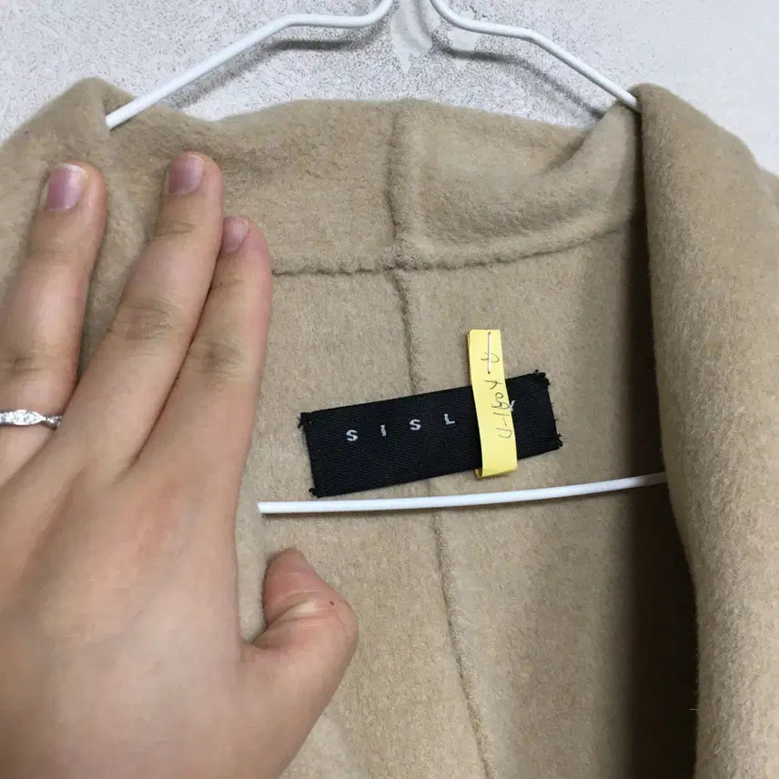 [BUNJANG] SISLEY Handmade Cashmere Coat / SISLEY 시슬리 핸드메이드 캐시미어 코트 90