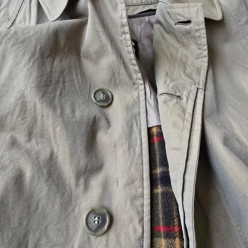 [BUNJANG] DAKS Beige Trench Coat (Size 100) / DAKS 베이지 트렌치 코트 100