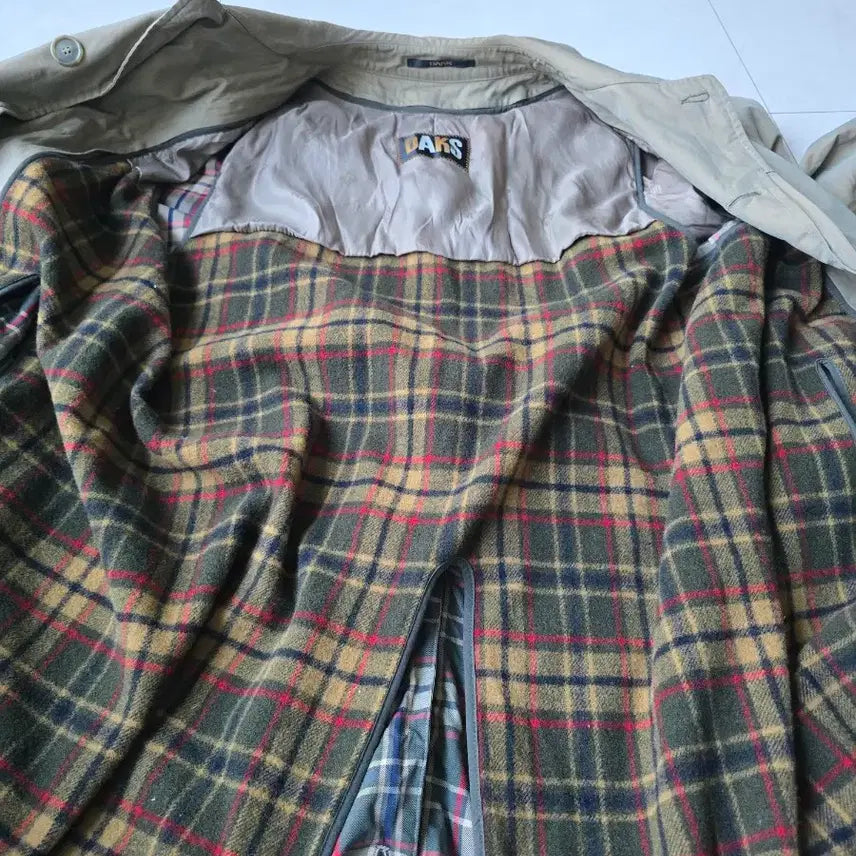 [BUNJANG] DAKS Beige Trench Coat (Size 100) / DAKS 베이지 트렌치 코트 100
