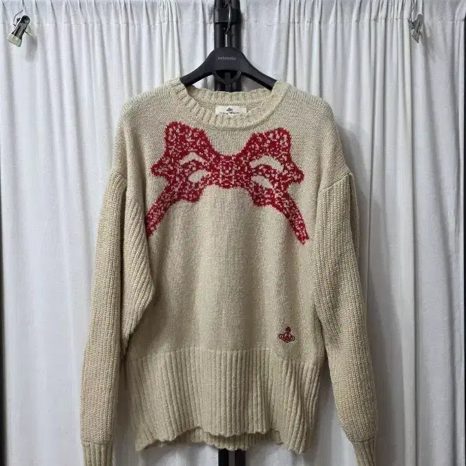 [BUNJANG] Vivienne Westwood Ivory Knit Sweater / 비비안웨스트우드 니트