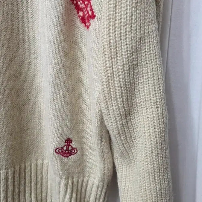 [BUNJANG] Vivienne Westwood Ivory Knit Sweater / 비비안웨스트우드 니트