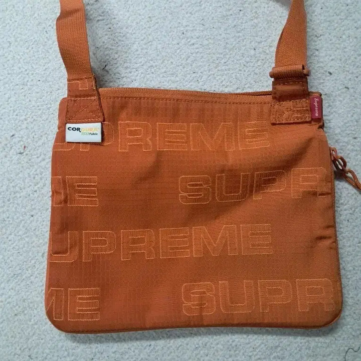 [BUNJANG] Supreme Orange Sacoche Crossbody Bag / 슈프림 오렌지 사코슈백 크로스백