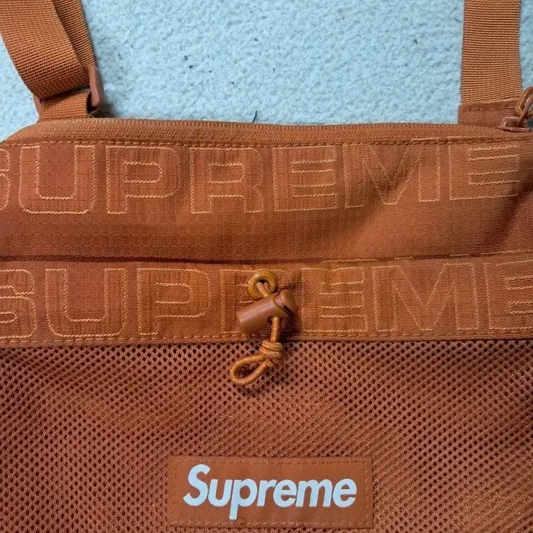 [BUNJANG] Supreme Orange Sacoche Crossbody Bag / 슈프림 오렌지 사코슈백 크로스백