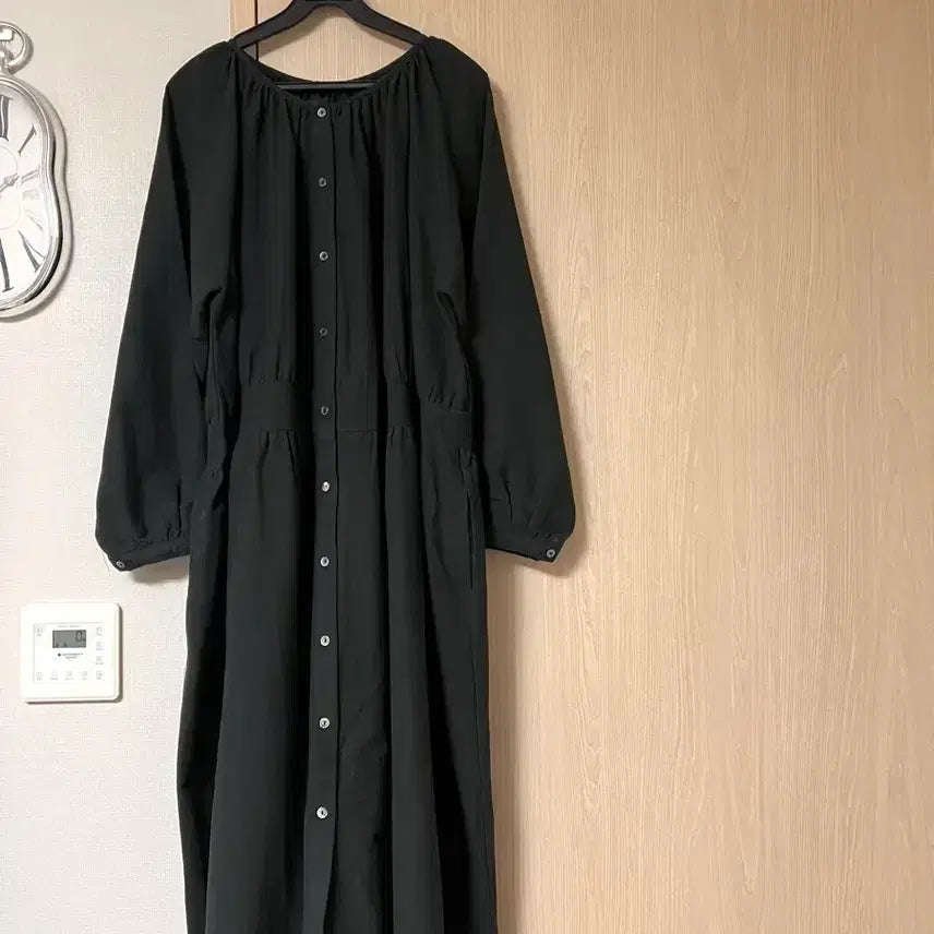 [BUNJANG] Unknown Cotton Long Dress Cardigan / 언노운 셔츠형 코튼 면 롱 원피스 오버 박시 루즈핏 빅사이즈 가디건 로브