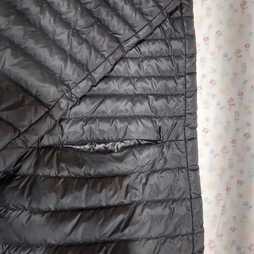 [BUNJANG] E.X.S Black Lightweight Long Padded Coat / 블랙 롱패딩 코트초경량E.X.S