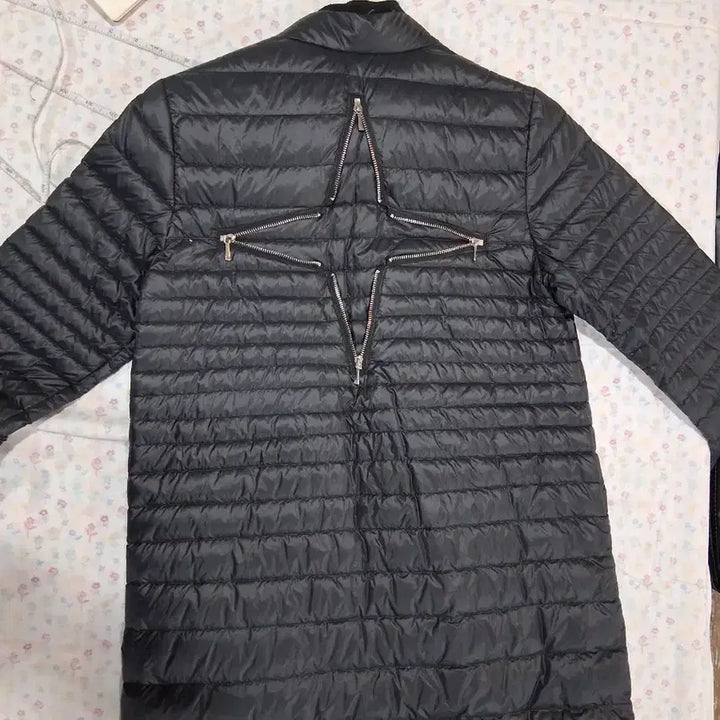 [BUNJANG] E.X.S Black Lightweight Long Padded Coat / 블랙 롱패딩 코트초경량E.X.S