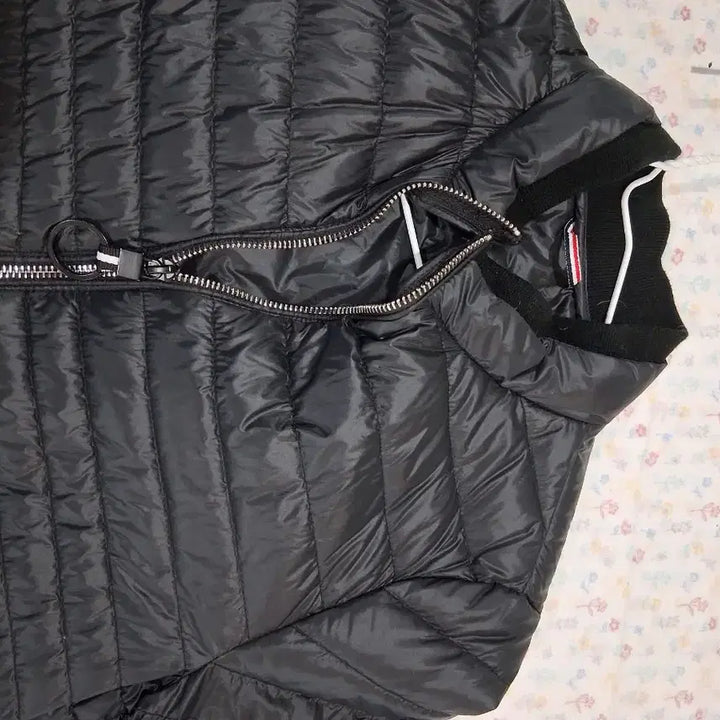 [BUNJANG] E.X.S Black Lightweight Long Padded Coat / 블랙 롱패딩 코트초경량E.X.S