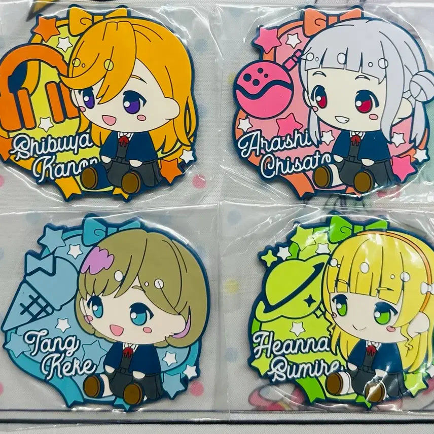 [BUNJANG] Love Live! Superstar Rubber Strap 4-Piece Set / 러브라이브 슈퍼스타 러버 스트랩 4종 세트