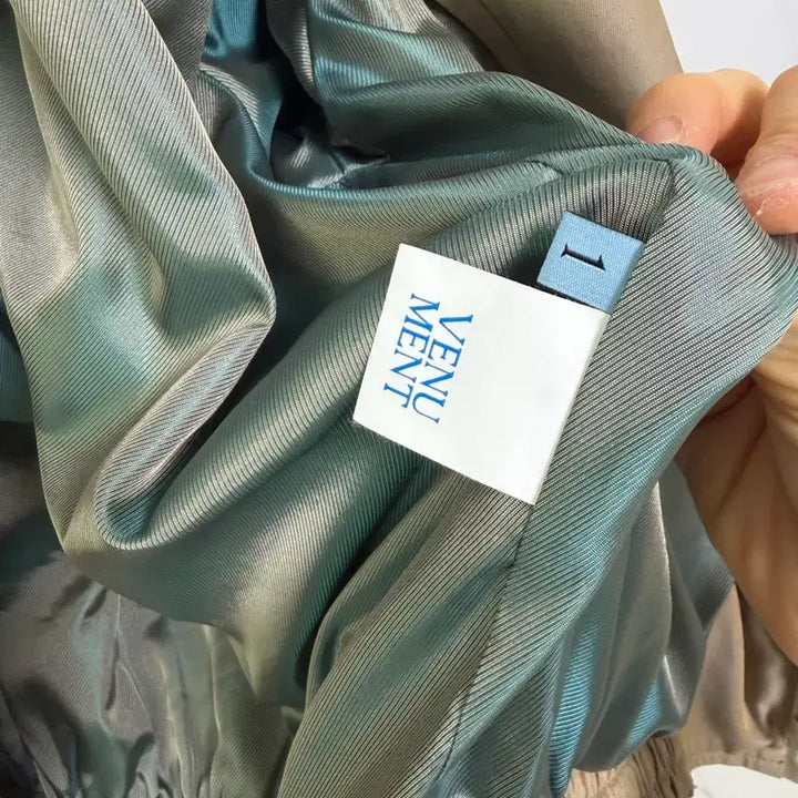 [BUNJANG] Venumment Khaki Blouson Jacket - Size 1 / 베누먼트 카키색 블루종 자켓 1사이즈