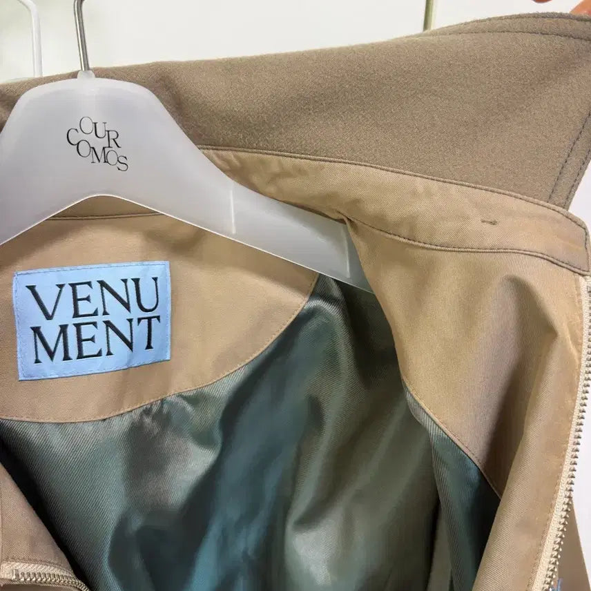 [BUNJANG] Venumment Khaki Blouson Jacket - Size 1 / 베누먼트 카키색 블루종 자켓 1사이즈
