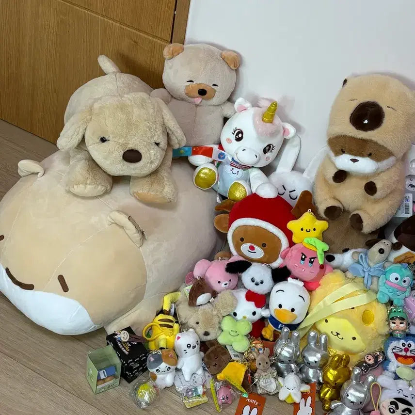 [BUNJANG] Plush Keychain, Medium, and Large Dolls / 인형뽑기 키링 중형인형 대형인형 완전 급처해요ㅠㅠ