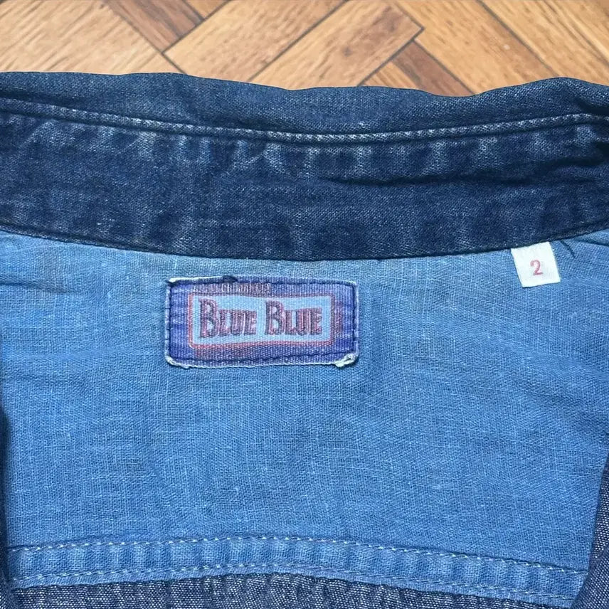 [BUNJANG] Blue Blue Japan Indigo Denim Shirt / 블루블루 재팬 인디고 데님 셔츠
