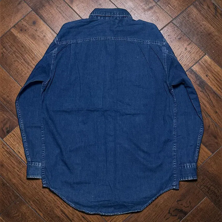 [BUNJANG] Blue Blue Japan Indigo Denim Shirt / 블루블루 재팬 인디고 데님 셔츠